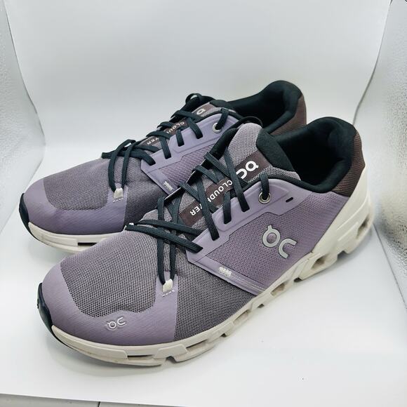 On Cloud Cloudflyer 4 Running Shoes Men’s Size 12 Shark Pearl - Picture 3 of 7
